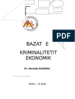 Bazat e Kriminalitetit Ekonomik