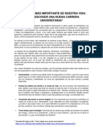 Articulo Como Escoger Una Buena Carrera Universitaria. Periodico Inefar