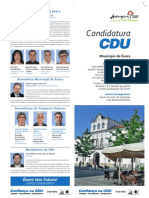 Candidatura CDU Ao Município de Évora