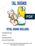 Vital Signs Measurement and Documentation