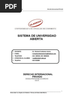 Derecho Internacional Privado - Monografia