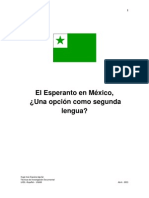 Esperanto en México ¿Una opción como segunda lengua?