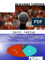 Komunikacijske Vjestine. Javni Nastup