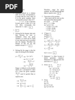 Math IV Solution Set