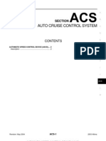 2003 Nissan Altima 2.5 Serivce Manual Acs
