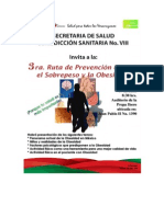 Tercera Ruta de Prevención Contra El Sobrepeso y La Obesidad