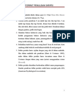 Format Penulisan Skripsi