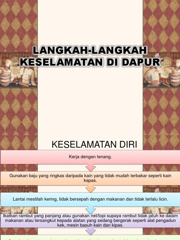 Langkah Langkah Keselamatan Di Dapur Pdf