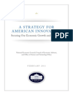A Strategy For American Innovation: Securing Our Economic Growth and Prosperity