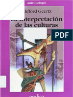 Geertz, Clifford - La interpretaci¢n de las culturas