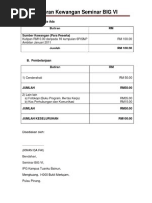 Laporan Kewangan Pdf