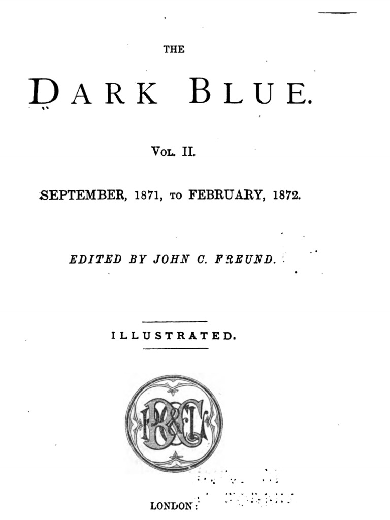 The Dark Blue 1871 1872 Carmilla Pdf