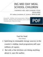 Save Energy in Mid Day Meal Cooking