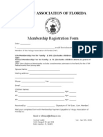 Membership Registration Form: Telugu Association of Florida