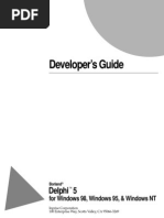 Delphi™ 5, Developer's Guide For Windows 98, Windows 95, & Windows NT