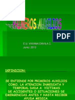 Normas Generales para Prestar Primeros Auxilios