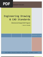 Hatching Guidelines in Engineering Drawings | PDF | Contour Line | Drawing
