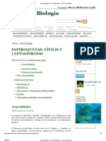 Espiroquetas (1) - Microbiología - Ciencia y Biología