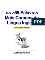 As 365 Palavras Mais Comuns Da Lingua Inglesa Amostra