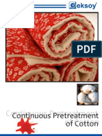 Continious Pretreatment of Cotton