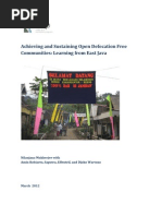 Download Achieving and Sustaining Open Defecation Free Communities Learning from East Java by   Pustaka  Perumahan dan Kawasan Permukiman PIV PKP SN153094302 doc pdf