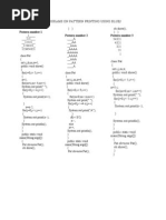 Programs On Pattern Printing Using Bluej