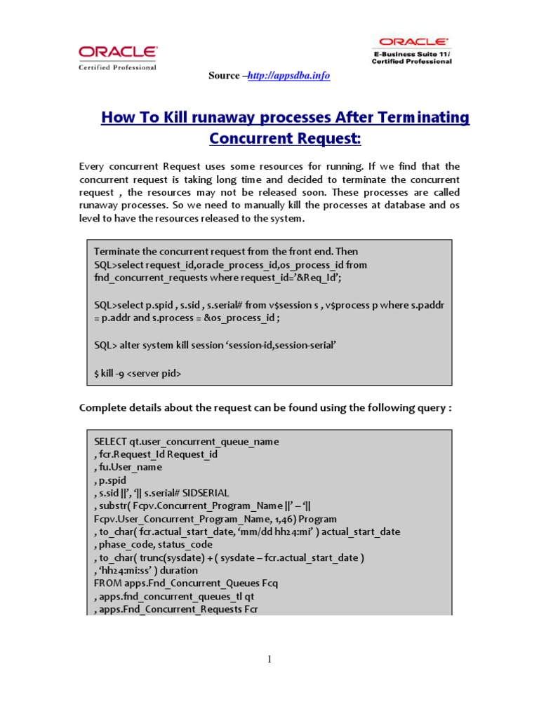 How To Kill ConcurrentRequest | PDF