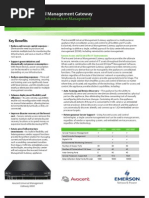 Avocent Universal Management Gateway: A Unified Solution For Infrastructure Management