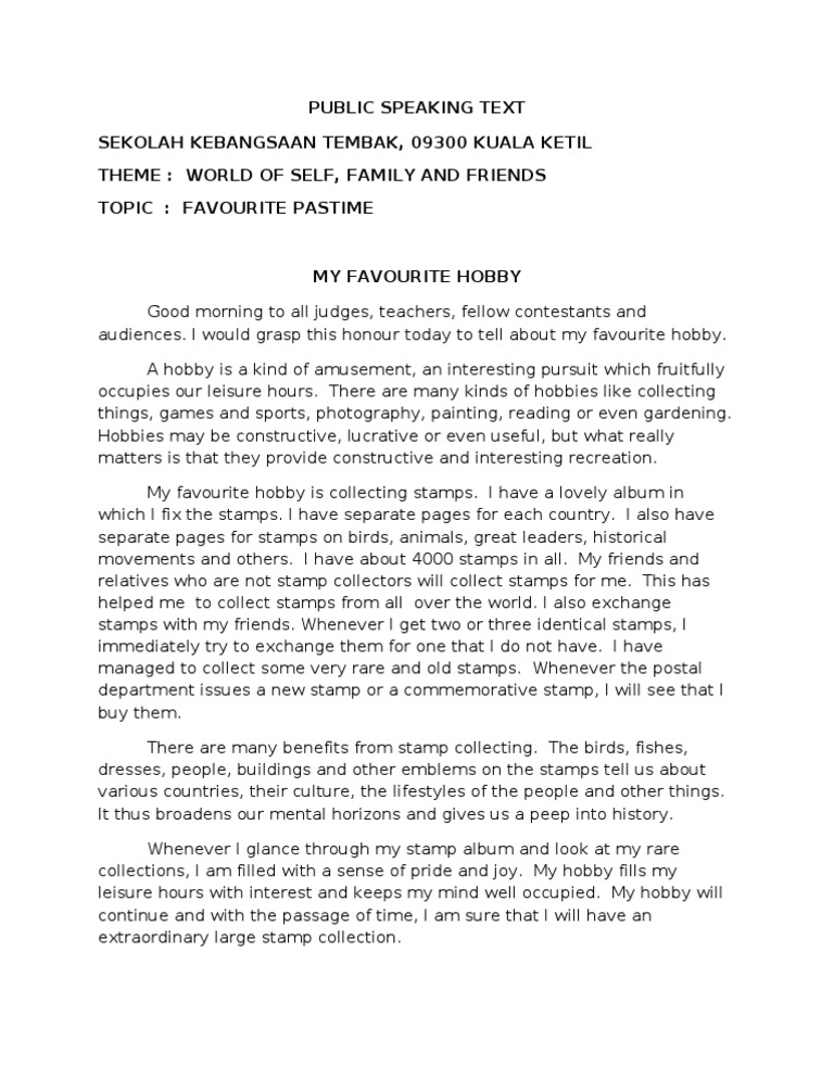 Public Speaking Text Pdf