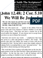 2010.02.17 - john 12.48 - 2 cor 5.10 - we will be judged