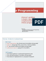 Linear Programming Optimization