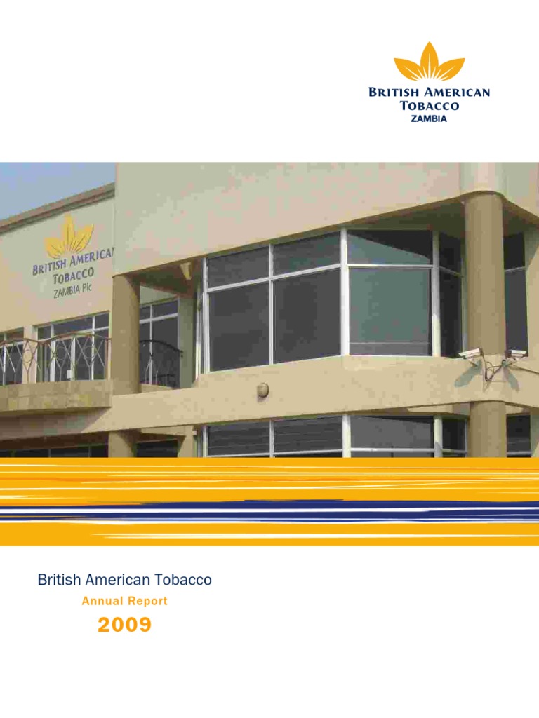 British American Tobacco Zambia 2009 Report | PDF | International ...