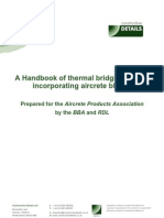 A Handbook of Thermal Bridging Details Incorporating Aircrete Blocks - Book 1