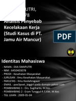 Analisis Penyebab Kecelakaan K 6450403078