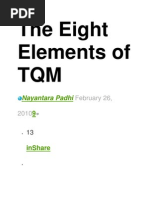 8 Elements of TQM