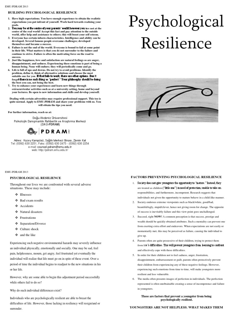 Psychological Resilience 2013 Pdf Psychological Resilience Emotions