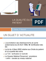 Qual It e Dossier Patient