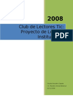 Club de Lectores Tic Proyecto