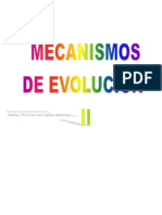 Mecanismos de Evolucion II