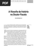 A Filosofia Da Historia No Doutor Fausto