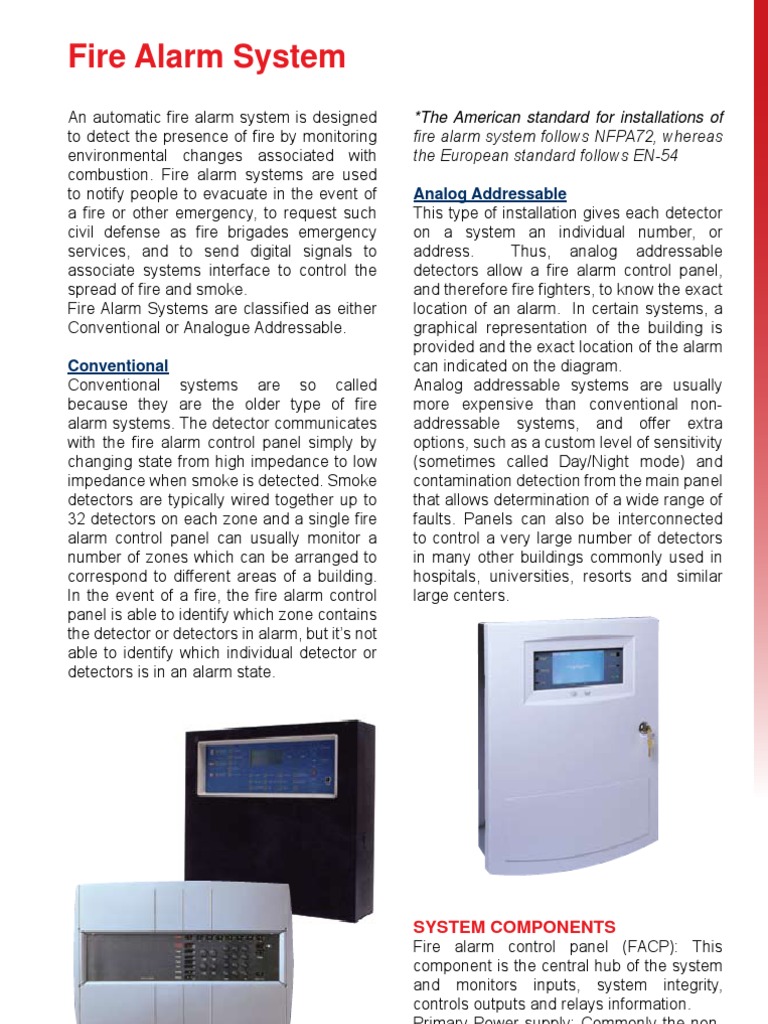 Fire Alarm System | PDF