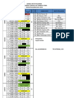 Jadwal Mata Pelajaran SMP Bti 13-14