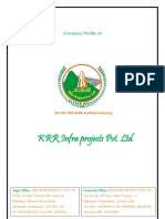 KRR Infra projects profile