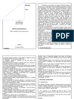 APOSTILA DEMATEMÁTICA e ESTATÍSTICA SEGURANÇA DO TRABALHO GAMA