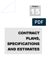 2012 Chapter 15 Contract Plans Specifications and Estimates