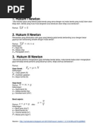 Download Bunyi Hukum Newton I II dan IIIdocx by Muhammad Ilham Jamaludin SN153170370 doc pdf