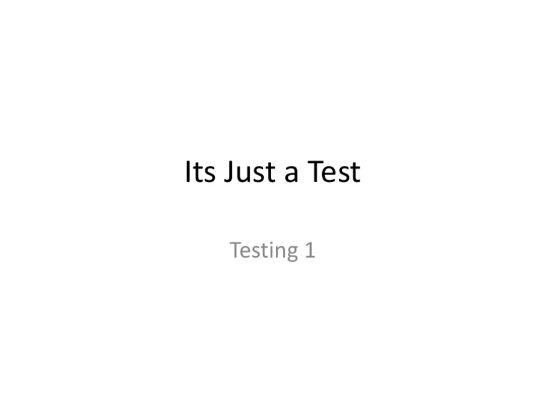 New Testing | PDF