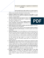 10 buenos hábitos que te ayudarán a organizar el estudio de tus hijos