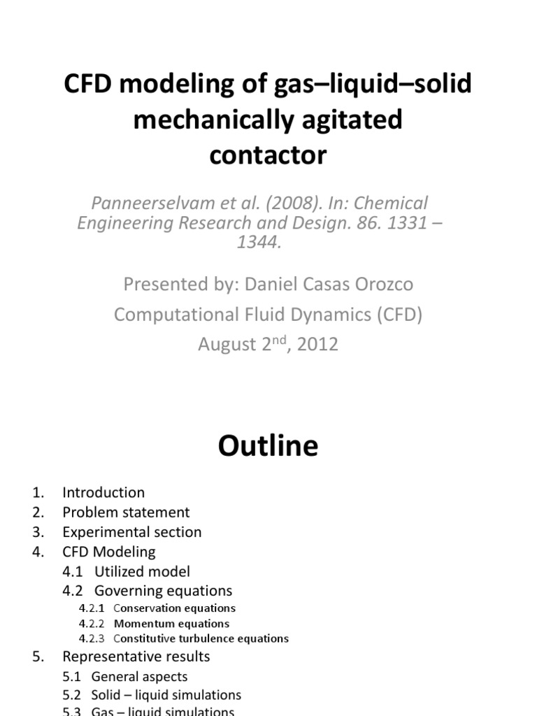 CFD Modeling of Gas-Liquid-Solid Contactors | PDF | Computational Fluid ...