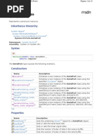 Serialport Class: Inheritance Hierarchy